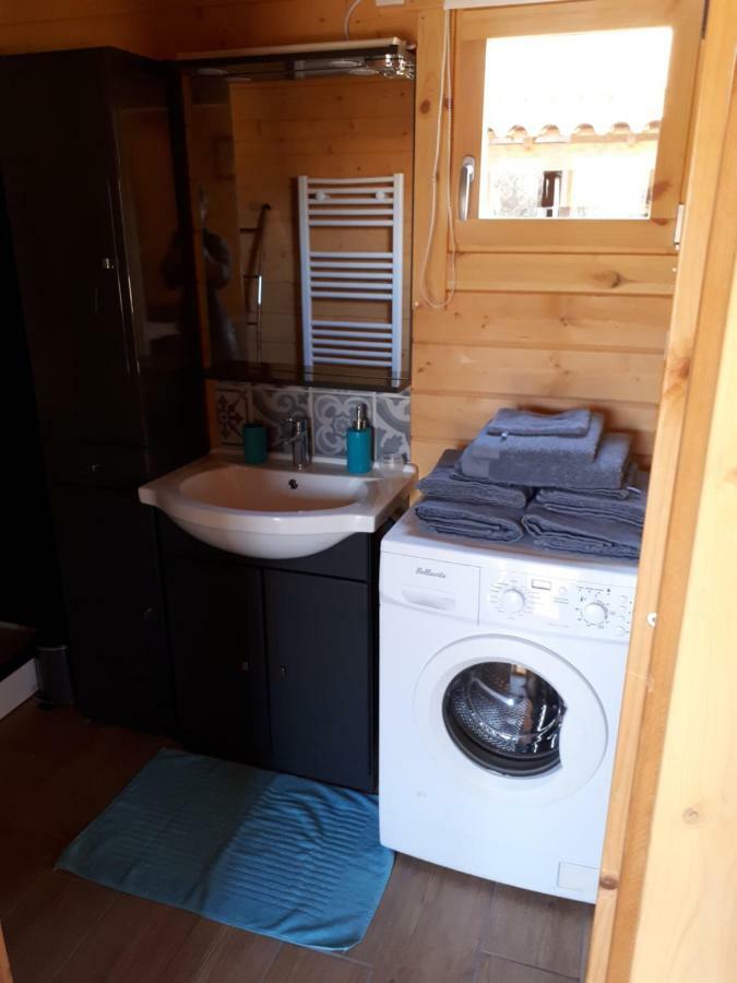 Gite Le Chalet Des Milles Et Un Chemins Castelnou Экстерьер фото