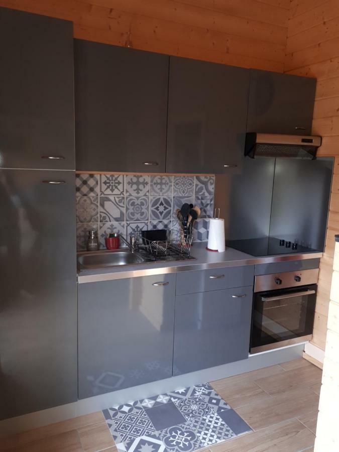Gite Le Chalet Des Milles Et Un Chemins Castelnou Экстерьер фото