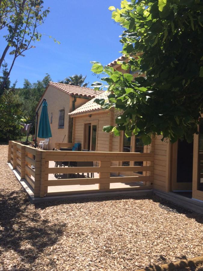 Gite Le Chalet Des Milles Et Un Chemins Castelnou Экстерьер фото